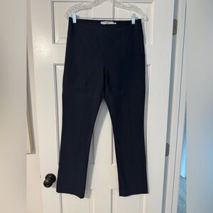MM Lafleur Navy Straight Leg Pants